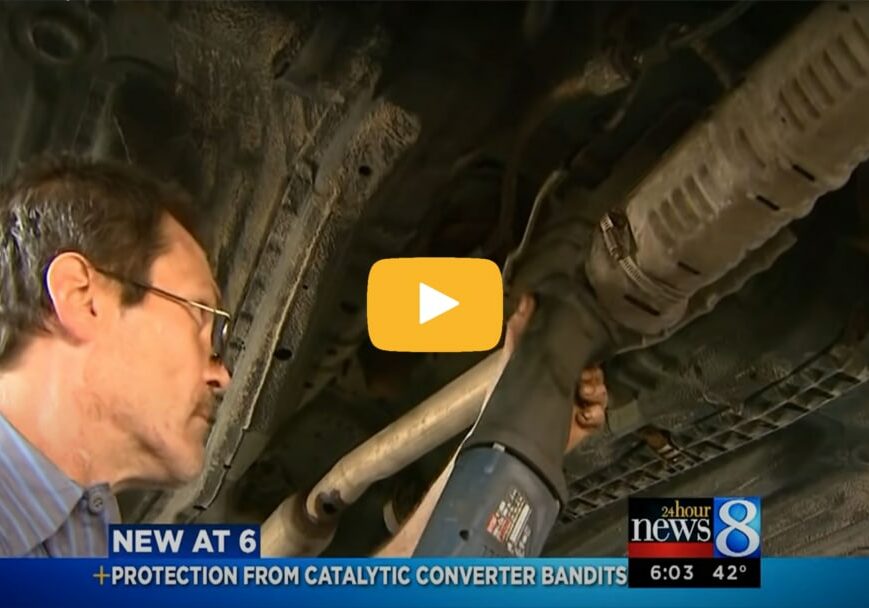 Premiere Services - Featured IMG - Catalytic Converter Theft WoodTV8